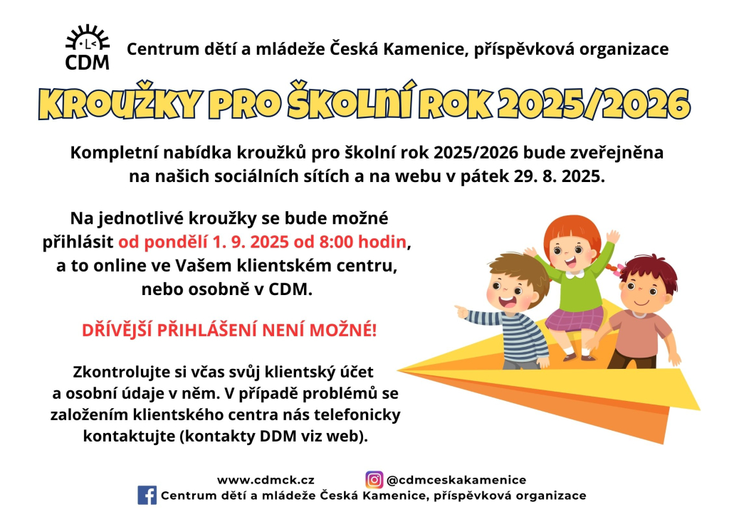 Kroužky 2025/2026