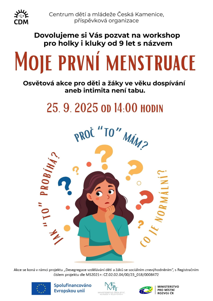 Moje první menstruace