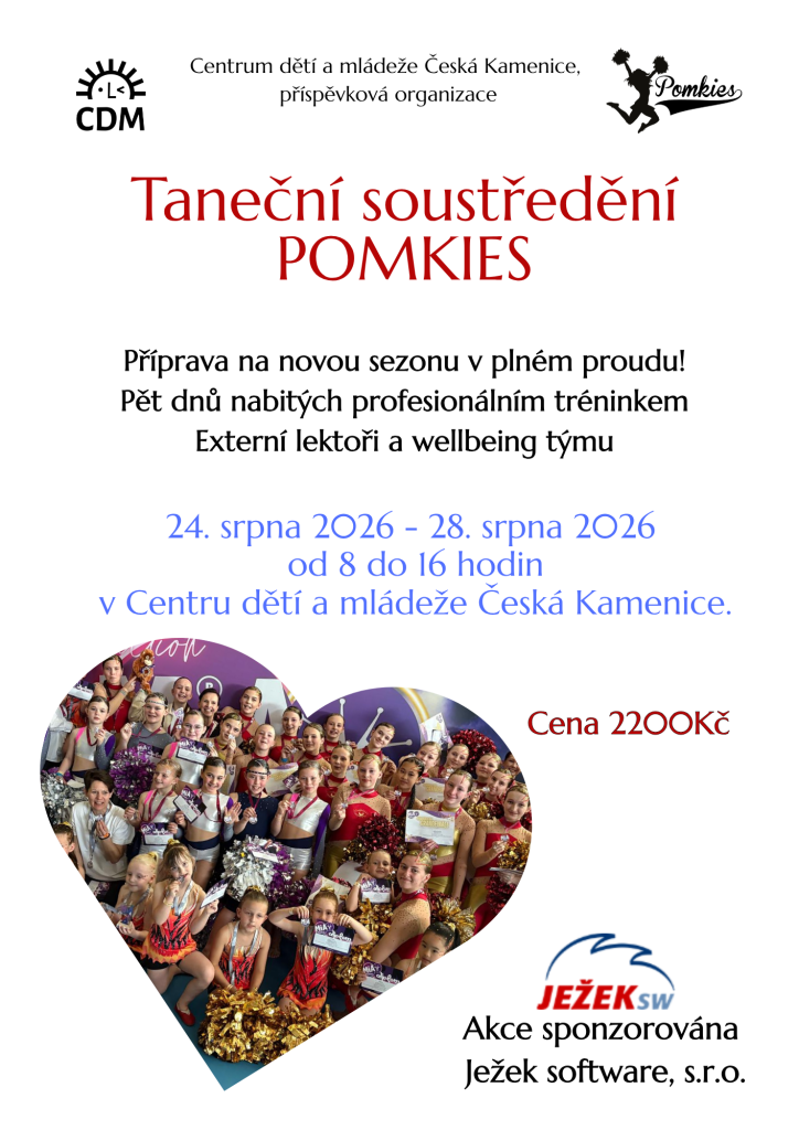 Letní taneční soustředění POMKIES - baby,děti,juniorky