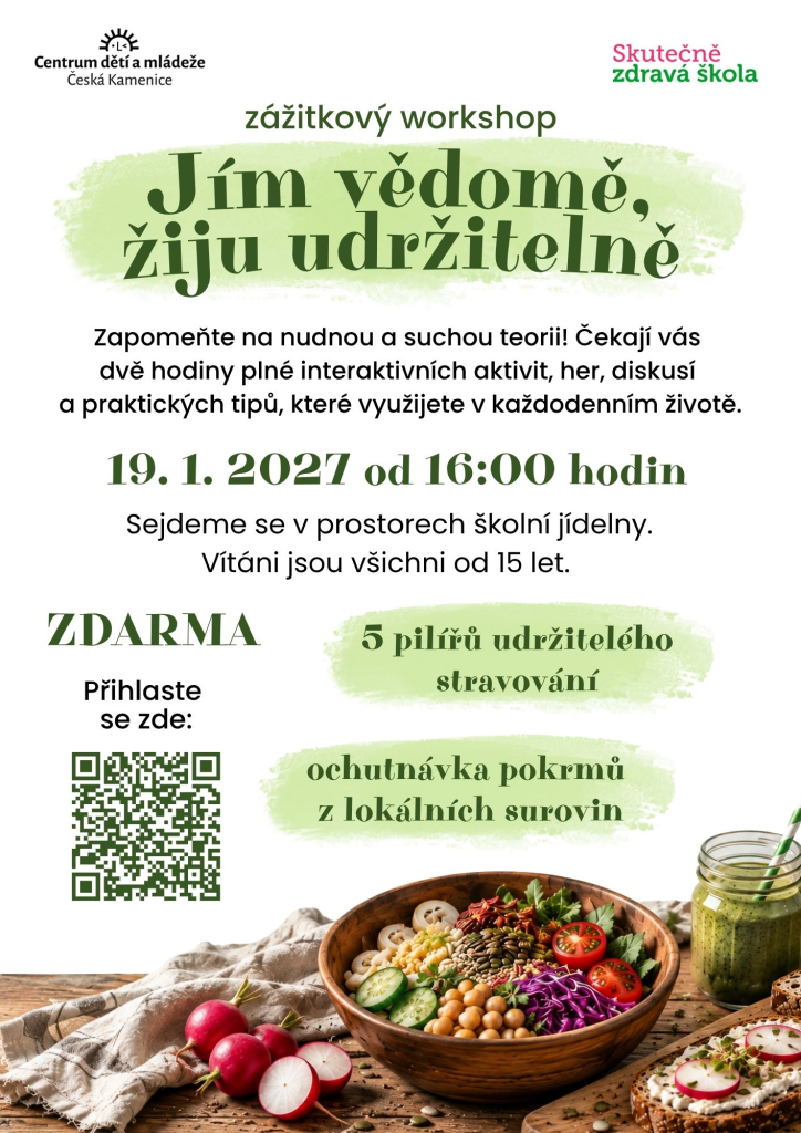 Zážitkový workshop Jím vědomě - žiju udržitelně