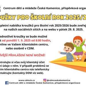 Kroužky 2025/2026