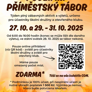 Podzimní příměstský tábor - otevřený klub
