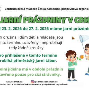 Jarní prázdniny v CDM