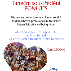 Letní taneční soustředění POMKIES - baby,děti,juniorky